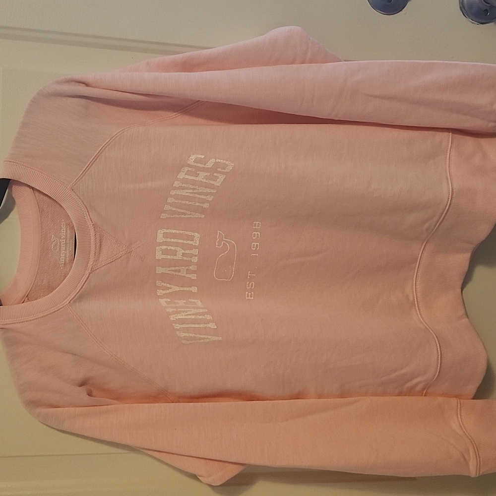 Vineyard Vines Pink Logo Sweatshirt